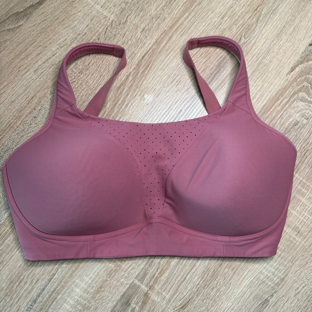 Lululemon Run Times Bra High Support mauve size 34G gym workout